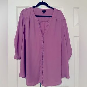 Harper Georgette Pullover 3/4 Sleeve Blouse